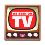 As Seen on TV - Retro TV Fridge Magnet
