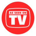 As Seen on TV stickers by artberry As Seen on TV stickers