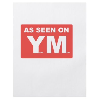 AS SEEN ON: YOUR MOM PERSONALIZED FLYER by katyandzucchini