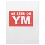 AS SEEN ON: YOUR MOM LETTERHEAD DESIGN
