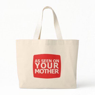 As Seen On Your Mother Canvas Bags by captainjoekickass