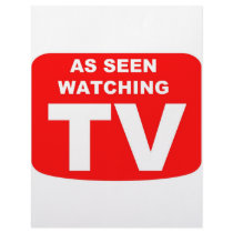 As Seen Watching TV letterhead