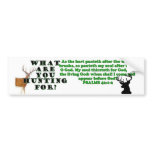 As the Deer Bumper Sticker