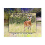 As The Deer Pants for the Water Brooks... postcards