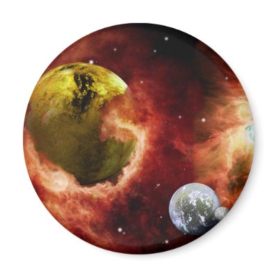 As the Dust Clears Fridge Magnet by Space_Art_With_us