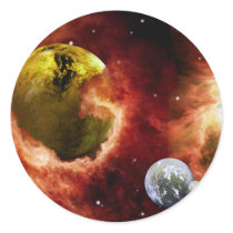 As the Dust Clears Round Sticker