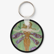 As Wise As The Dragonflies Keychain by Victoreeah As Wise As The Dragonflies Keychain