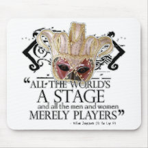 As You Like It Quote Mouse Mat