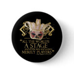 As You Like It Stage Quote (Gold Version) buttons