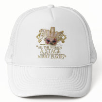 As You Like It Stage Quote (Gold Version) Mesh Hat