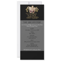 As You Like It Stage Quote (Gold Version) Invite