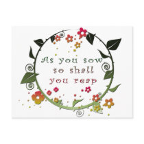 As You Sow Post Card