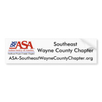 ASA SE-WCC Bumper Sticker bumper stickers by ceceliavip ASA SE-WCC Bumper Sticker bumper stickers