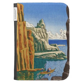 Asano Takeji Tojinbo japanese waterscape seaside Kindle 3G Covers