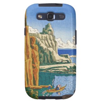 Asano Takeji Tojinbo japanese waterscape seaside Samsung Galaxy S3 Cases