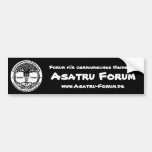 Asatru forum logo bumper sticker