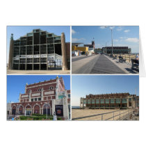 Asbury Park NJ boardwalk and landmarks Greeting Cards