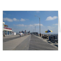Asbury Park NJ Boardwalk and stores Card