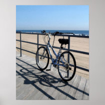 Asbury Park NJ Boardwalk - Bicycle Print