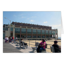 Asbury Park NJ Boardwalk Convention Hall Greeting Card