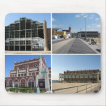 Asbury Park NJ landmarks and boardwalk mousepads