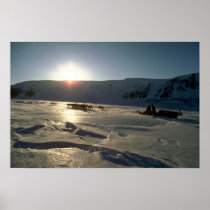 Ascending glacier, Ellesmere Island, N.W.T. Print