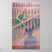 Ascending With Shadow Posters