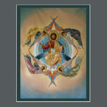 Ascension of Christ Prayer Card postcards