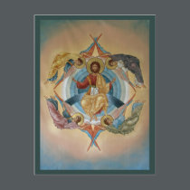 Ascension of Christ Prayer Card postcards