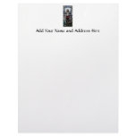 Ascension of Jesus stained glass window Personalized Letterhead