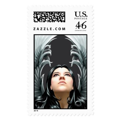 Ascension Postage Stamps by kittytrishia