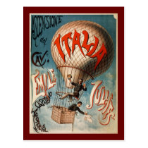 Ascensione del cavaliere  Emile Julhes -  Italia postcards