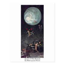 Ascent Of The Blessed. By Hieronymus Bosch Postcards