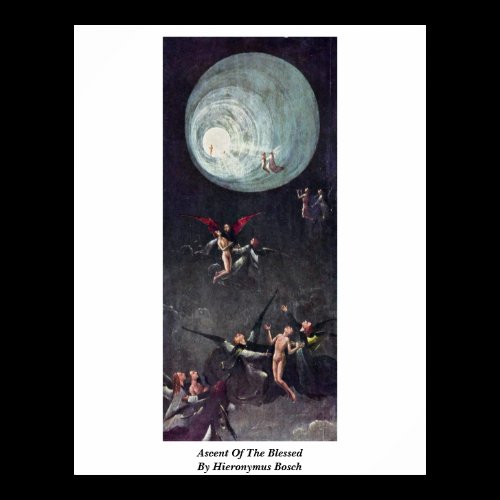 Ascent Of The Blessed. By Hieronymus Bosch Print