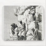Ascent of the Great Pyramid, 19th century Mousepad