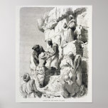 Ascent of the Great Pyramid, 19th century posters