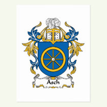 Asch Family Crest Postcard