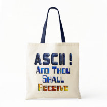 ASCII And Thou Shall Receive bags by MarkoMarko ASCII And Thou Shall Receive bags