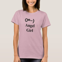 ASCII Angel Girl t-shirts