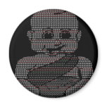 ASCII Baby Fridge Magnet
