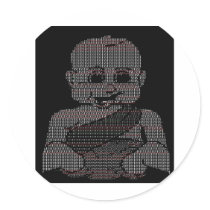 ASCII Baby Stickers