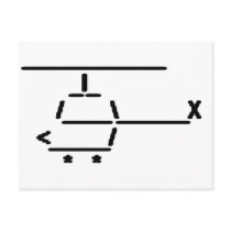ASCII COPTER POSTCARDS