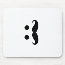 ascii mustache mouse pads