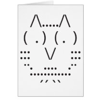 Ascii Owl Card