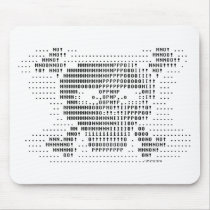 ASCII Skull-n-Bones mousepads by ChaotixDesigns ASCII Skull-n-Bones mousepads