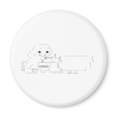 ASCII Soup Refrigerator Magnet by BBSPink