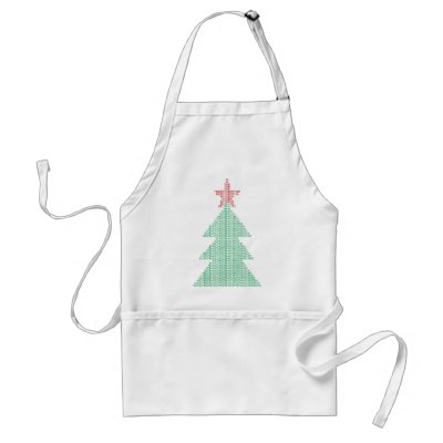 ASCII Xmas Tree Aprons by tshirtdujour