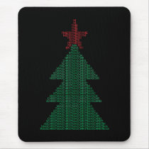ASCII Xmas Tree mousepads by tshirtdujour ASCII Xmas Tree mousepads