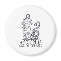 Asclepius Fridge Magnet