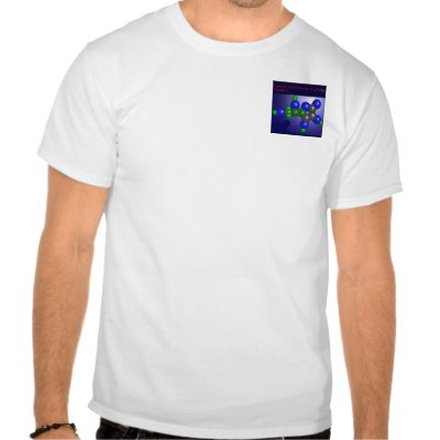 Ascorbic Acid Molecule (pocket) T Shirts by Derethman